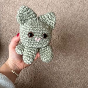 Handmade crochet cat